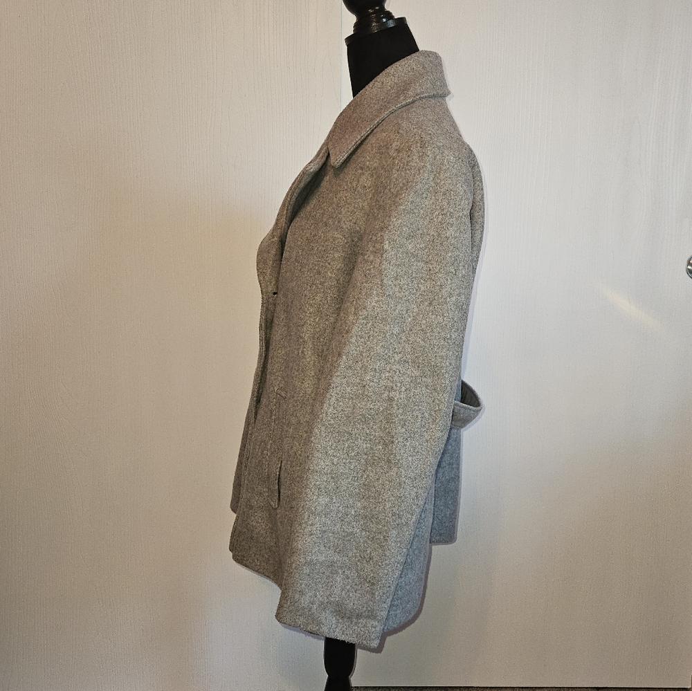 Women's Old Navy Gray Winter Pea Coat - Size XXL - Picture 3 of 7
